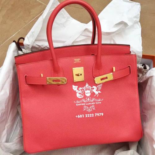 hermes birkin 30 rose jaipur epsom ghw