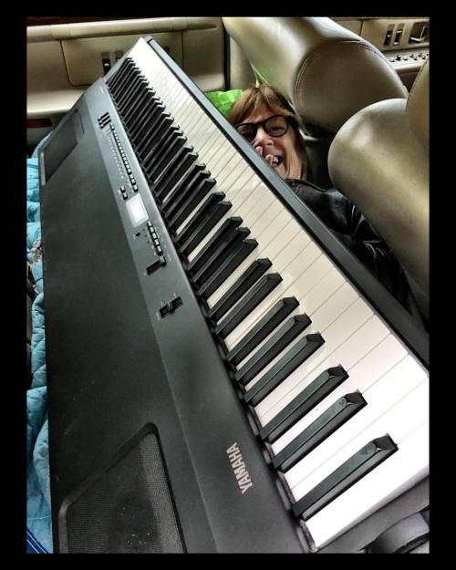 <p>We got a piano for the upcoming California tour. We had to do some creative packing to make it all fit but anything for our fans. See you all soon. #allyearlong #californiatour #meganandmarysue (at Acme House of Music)</p>