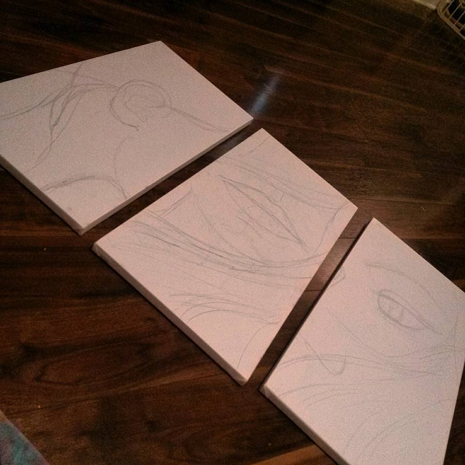 <p>
“Hear no evil, speak no evil, see no evil” acrylic on canvas….stay tuned.<a href="https://www.facebook.com/hashtag/artbyaprilmae?source=feed_text&story_id=10204193817477168">#artbyaprilmae</a>
<br/></p>