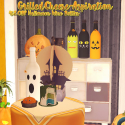 grilledcheese-aspiration:“ Halloween Wine Bottles So as soon as I saw these bottles by @onebillionpixels I just had to have them for TS2, so I converted them over! (OBP TOU here.)“These bottles are hella cute, found in clutter for $5 simoleons. All...