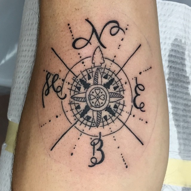 krueger tattoo compass rose for nate the great today krueger tattoo compass rose for nate the great today