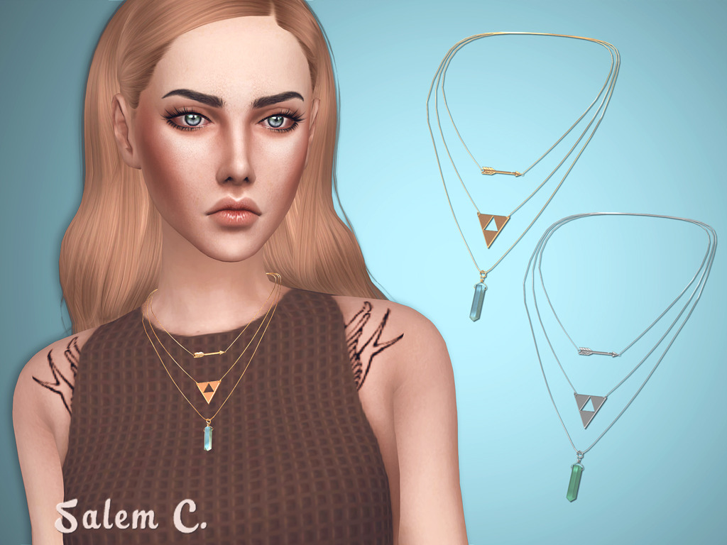 Arrow Necklace (TS4)• 3 swatches
• mesh by me
DOWNLOAD (DropBox)
DOWNLOAD (SFS)