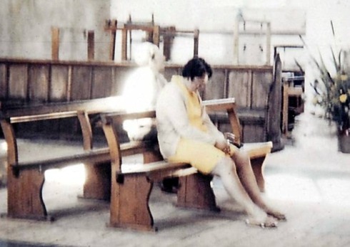 In 1975, Diane Berthelot and her husband Peter, were visiting Worstead Church when Peter snapped this eerie photograph of his wife sitting on a church pew, seemingly not alone. When they showed the photograph to the priest, he informed them that the...