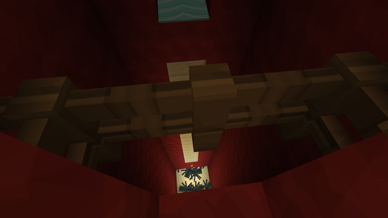 Minecraft screenshot XP Farm “Spiders” (cleaning hdd)