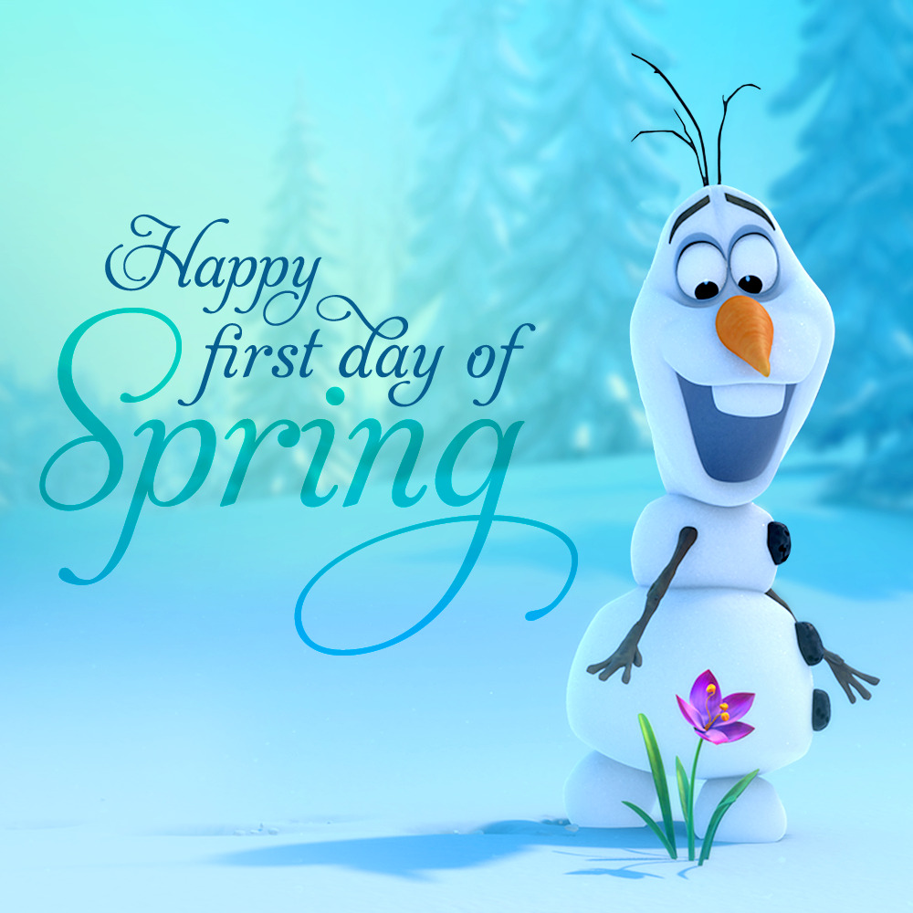 Disney — Happy First Day of Spring!