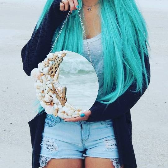<p>Want🤩 Need 👏Love! 👏repost auralunashop Aura Luna Mirrors!🐚🌊🐋🧜🏽♀️Hi beautiful people, i’m so excited to reveal a new project i’ve been working on for Aura Luna✨😊What do you think of this #homedecor piece?! It features beautiful seashells, driftwood & aquamarine, in a #crescentmoon shape on a very flattering circle mirror💿💎I had so much fun making this! I have another two i’ve created that are different I can’t wait to share later ☺️<br/>
.<br/>
.<br/>
#minthair #mermaidvibes #mermaidlifestyle #mermaids #beach #beachbabe #seashells #mirrormirror #mirror #bluehair #fantasyhair #mermaidhair #moonchild #moonvibes #driftwood #decor #hippiedecor #boho #bohemiandecor #wallhanging #wallhanger #beachyvibes #coastaldecor #crystalsofig #bohostyle #mermaidstyle #ombrehair (at Kure Beach, North Carolina)<br/>
<a href="https://www.instagram.com/p/Bqa8AhnFKbi/?utm_source=ig_tumblr_share&igshid=16hpjua30nnze" target="_blank">https://www.instagram.com/p/Bqa8AhnFKbi/?utm_source=ig_tumblr_share&igshid=16hpjua30nnze</a></p>