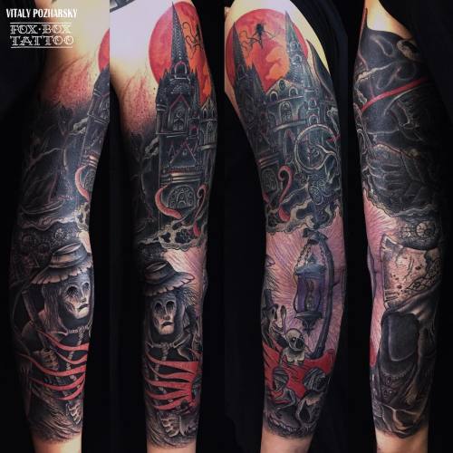vitaly pozharsky finished 4 5 sleeve of bloodborne for vitaly pozharsky finished 4 5 sleeve of bloodborne for