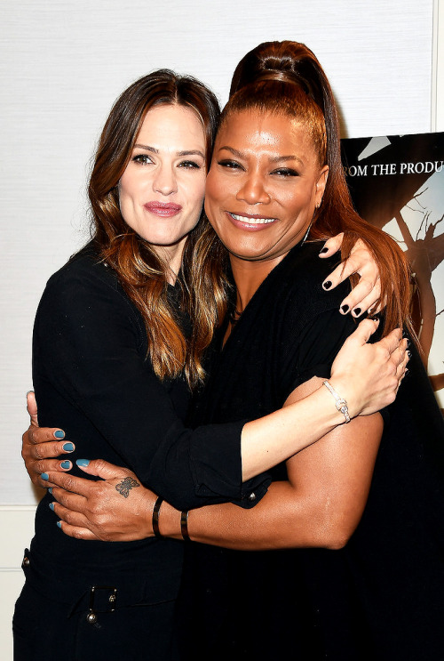 soph-okonedo:
“  Jennifer Garner and Queen Latifah attend Sony Pictures’ ‘Miracles from Heaven’ Photo Call at The London Hotel on March 4, 2016 in West Hollywood, California
”