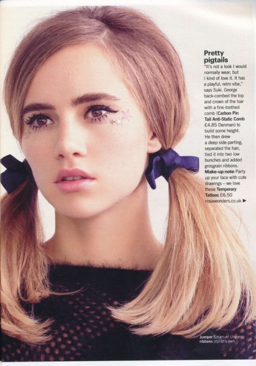 Suki Waterhouse – Glamour UK Magazine (January 2016)