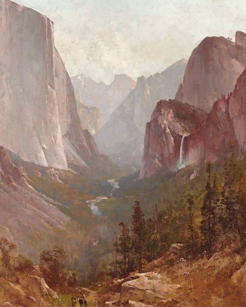 Thomas Hill’s #Yosemite in honor of today’s National...