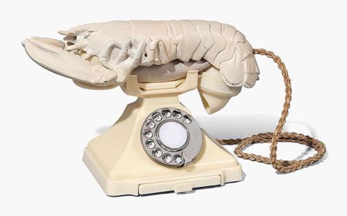 Salvador Dali and Edward James’ ‘Lobster Telephone (White...