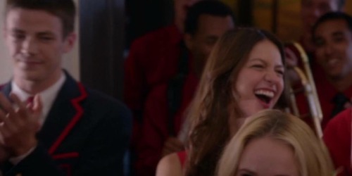 Melissa Benoist grant gustin glee Melissa Benoist grant gustin glee