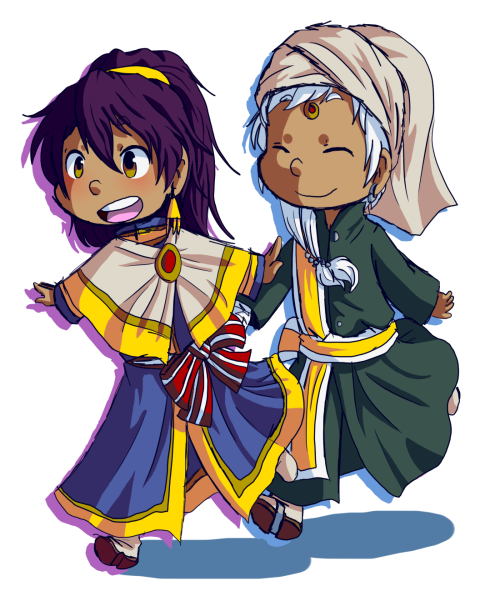 volcanicfires: “ Soma and Agni! I like to think of them as the Black Butler version of Disgaea’s Sardines. ”
