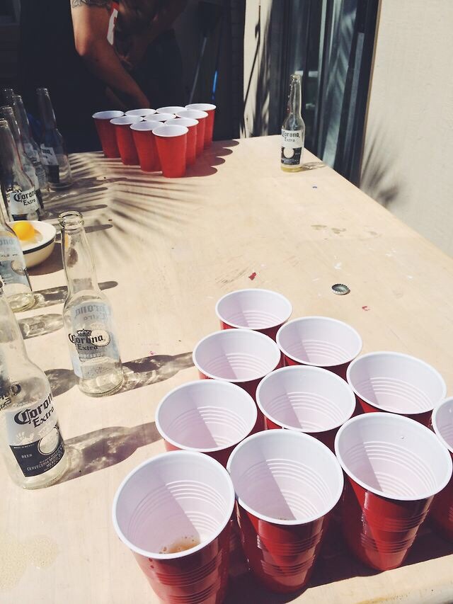 Beer pong turns into first
