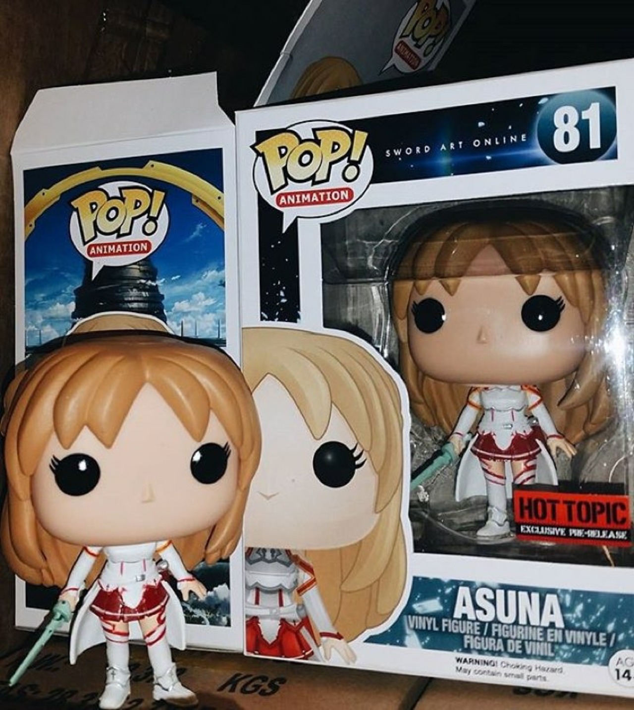 sword art online pop funko