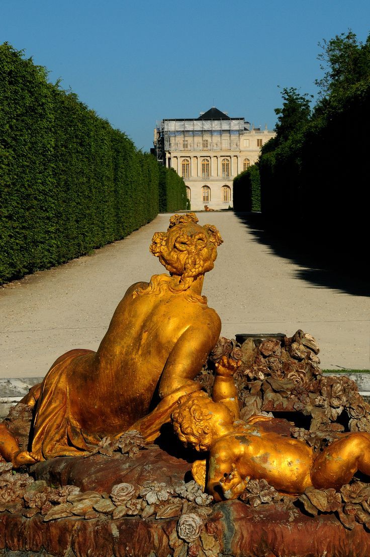 Le bassin de Flore, le château de Versailles