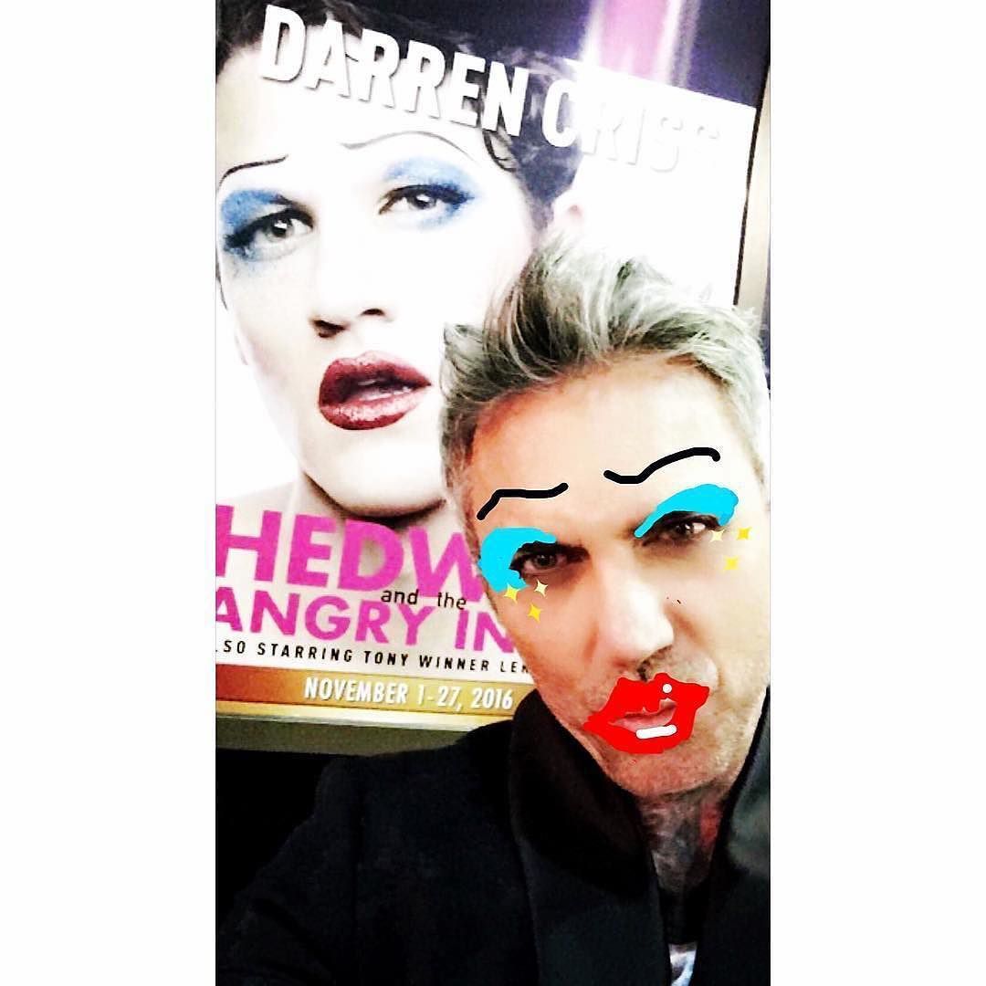 broadwaymusicals - Pics, gifs, media videos, curtain call videos, stage door videos, and posts of "who saw Darren" in Hedwig and the Angry Inch--SF and L.A. (Tour), - Page 5 Tumblr_og329iHVZB1ubd9qxo1_1280