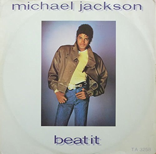 <p><a href="http://www.simplyeighties.com/michael-jackson.php#.Vje6b2v1jIV"><b>Michael Jackson</b></a> “Beat It” 7″ vinyl single (1983)<br/></p>