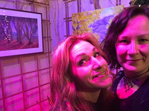 <p>Here’s how happy we were that so many lovely people came out to see us in Santa Cruz last night. Imagine how happy we would be to see you! Tonight we’re in Berkeley at Le Bateau Ivre and you can have dinner AND listen to us sing to you about drinkin’ cheatin’ and Christmas! #allyearlong #meganandmarysue #californiatour (at Santa Cruz, California)</p>