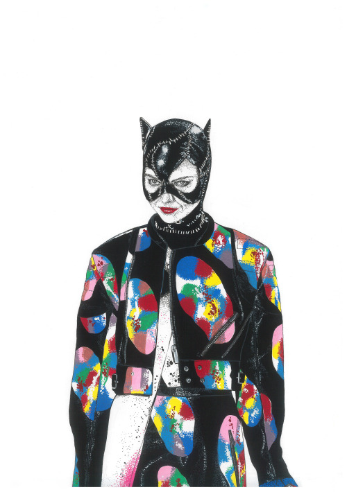 Catwoman (Batman Returns) wearing Christopher Kane Spring 2016 Collection