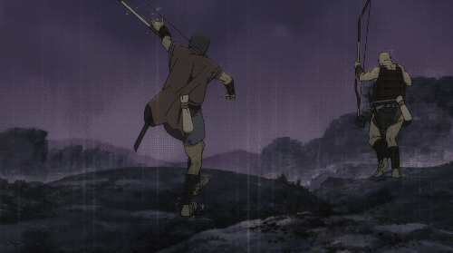 Anime sword fight gif