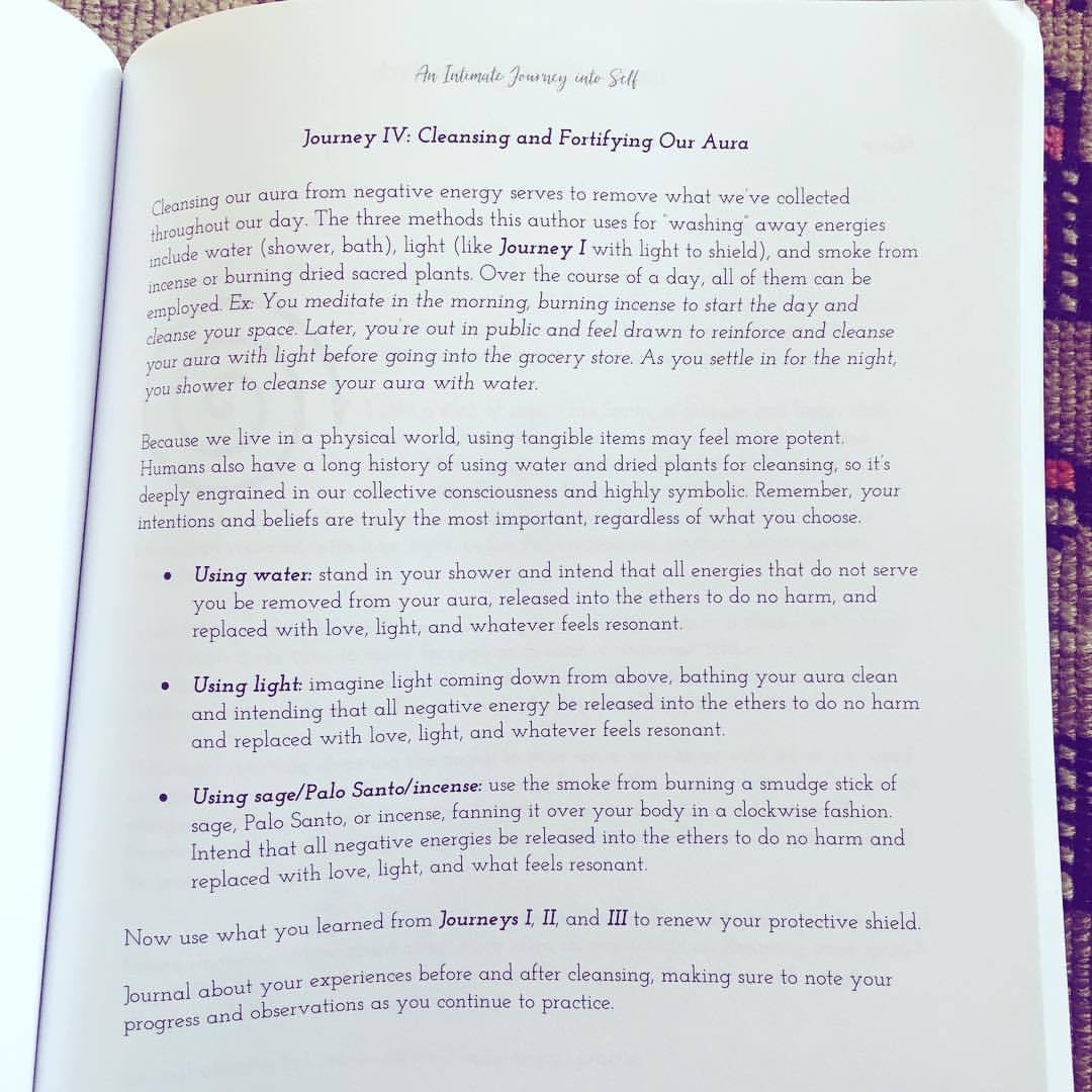 <p>For all the empaths out there…a necessary practice! From my Volume III of The Soul-Discovery Journalbook …a chapter on energy and shielding. #thesouldiscoveryjournalbook #cleansing #notmymood #higherconsciousness #bookstagram <br/>
<a href="https://www.instagram.com/p/ButTm0Tn9-2/?utm_source=ig_tumblr_share&igshid=1nm7u4m48btqa">https://www.instagram.com/p/ButTm0Tn9-2/?utm_source=ig_tumblr_share&igshid=1nm7u4m48btqa</a></p>