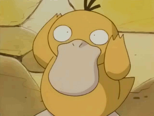 Image result for psyduck headache gif