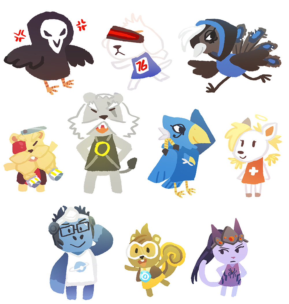 Overwatch Crossing Fan Art Overwatch Crossing Fan Art