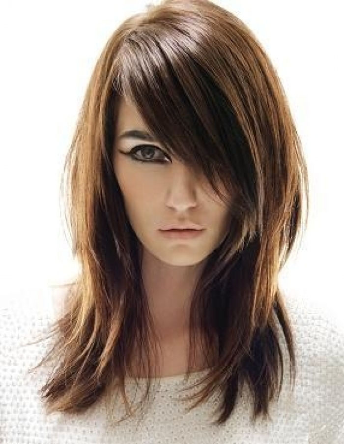 coupe de cheveux femme long lisse degrade