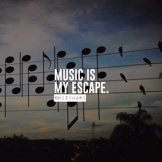 tumblr music lyrics quotes #Lyrics #Music my Music escape. â€” # is @WIZYMARI #Notes