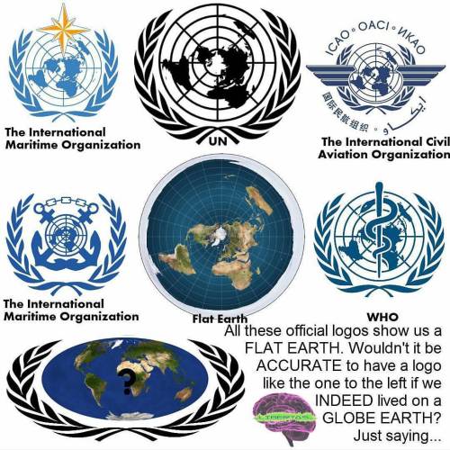 flat earth symbol