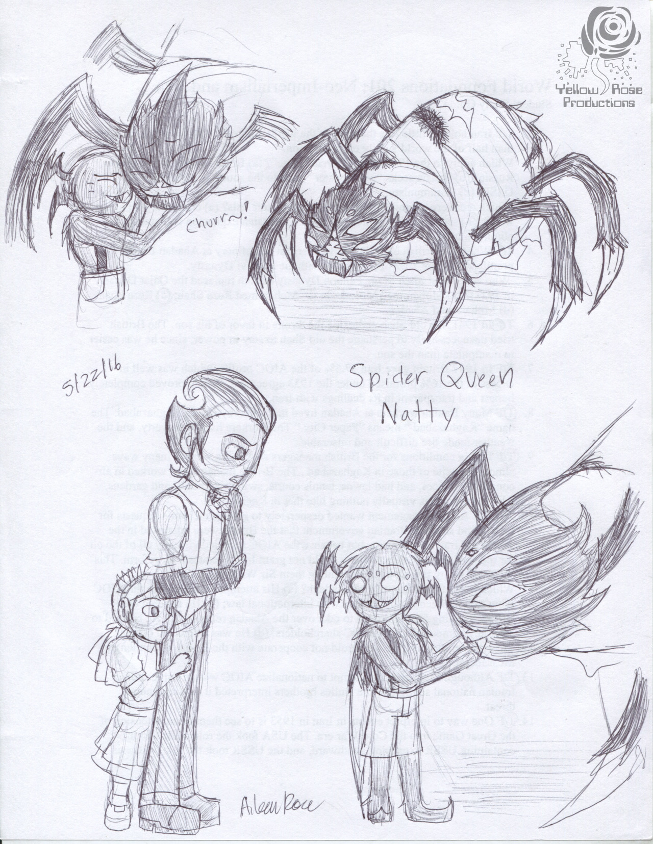 Webber and Natty Sketches