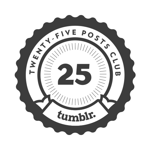 <p>25 posts!</p>