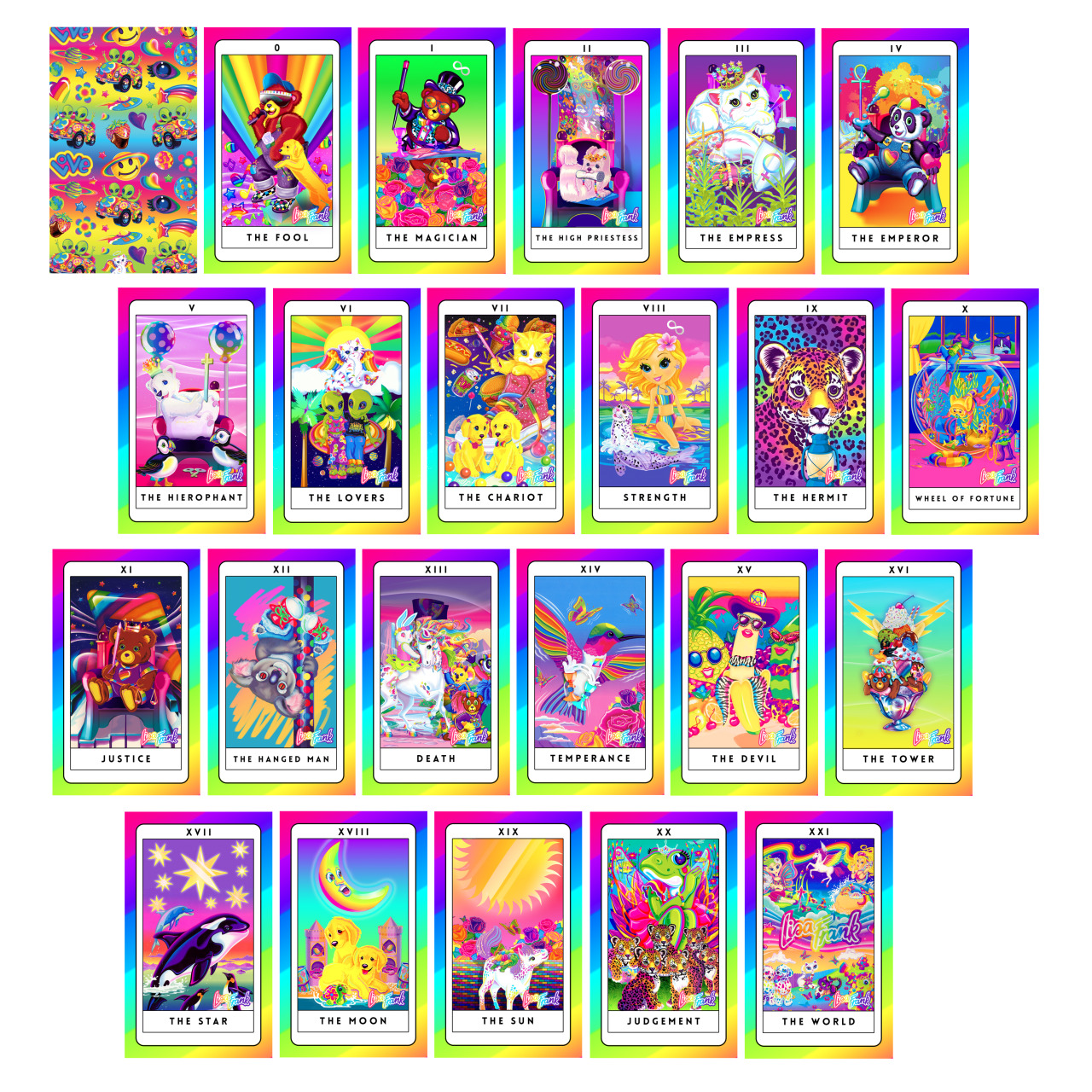 Lisa Frank Tarot Cards.