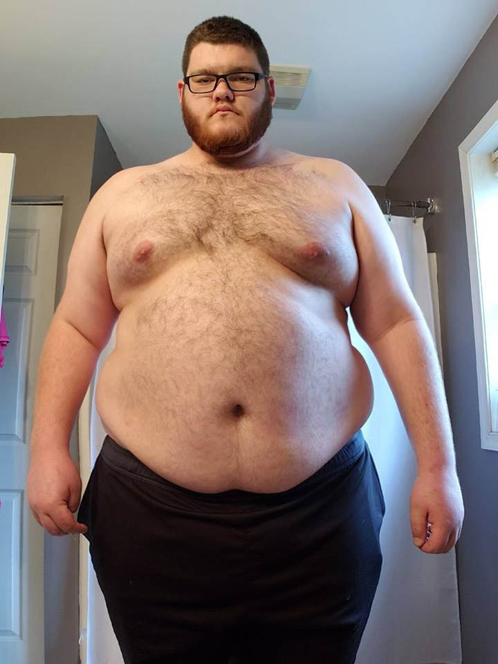 Fat guy belly