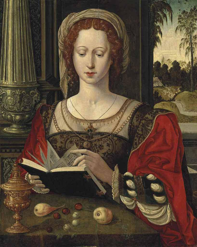 chaosorderandbeauty:
“ Pieter Coecke van Aelst - St Mary Magdalene reading
”