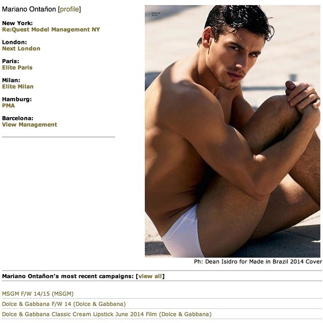Love seeing pictures from Made In Brazil Magazine in @modelsdot new Sexiest Male Models list, and love that there are many Brazilian boys in it! Make sure to check out their new rankings out this week! #madeinbrazil #marianoontanon #sexiestmalemodels...