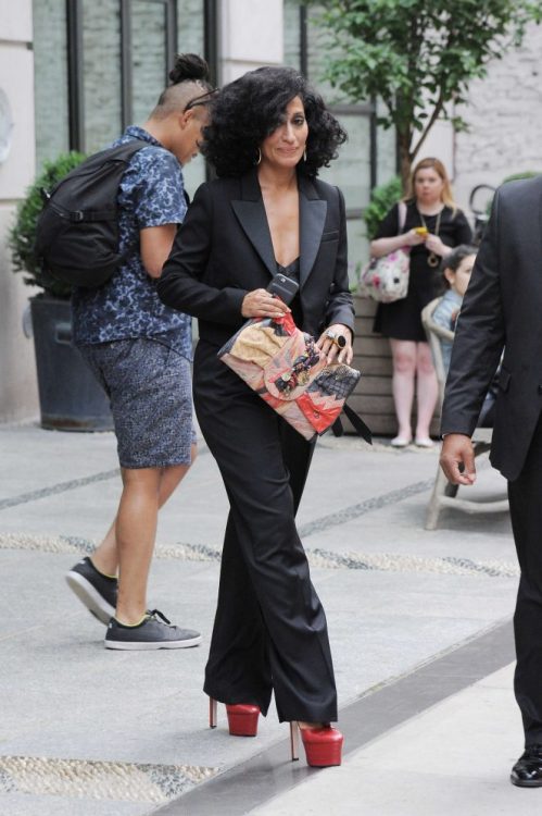 Tracee Ellis Ross out in Soho