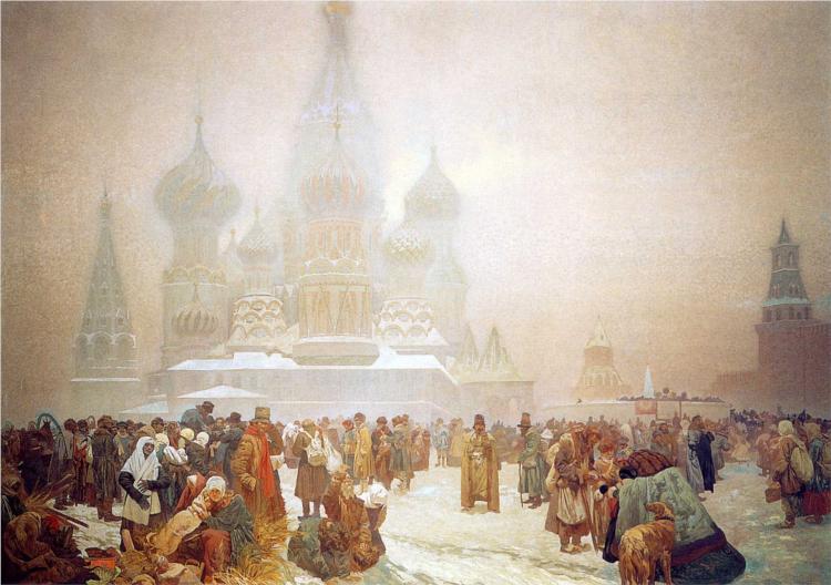 Alphonse Mucha, The Abolition of Serfdom in Russia (1914).
