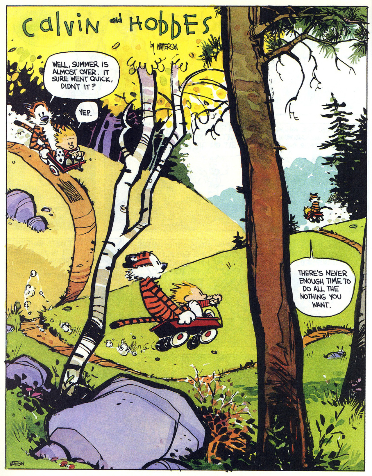 the calvin and hobbes lazy sunday book