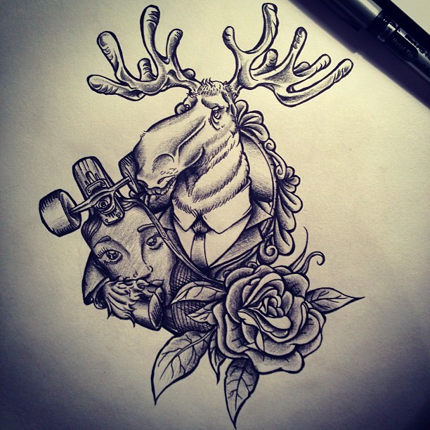 Moose tattoo tumblr - photo# 6. tattoos on tatuagem polin sia maori tahiti tattoo...