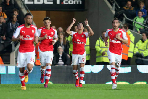 <p><b>Arsenal News: ARSENE WENGER</b> says his side are targeting second-place after their 3-1 win over Hull.</p><p><a href="http://www.thegunners247.uk/news.php">The Gunners</a> drew level with Manchester City on 70 points with victory at the KC Stadium.</p><p>Wenger’s side have a game in hand on the 2013-14 champions, against relegation-threatened Sunderland.</p><p>And the Arsenal boss has challenged his team to keep up their fine form and secure the runners-up spot as they prepare for their FA Cup final showdown with Aston Villa.</p>