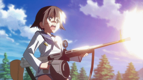 Anime shooting gif