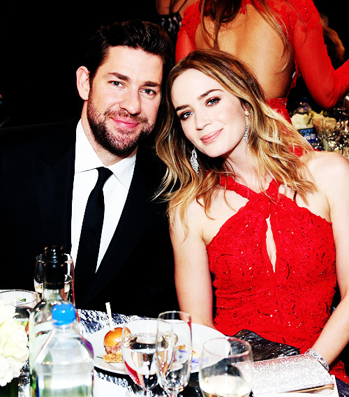 “ John Krasinski and Emily Blunt attend the 20th annual Critics’ Choice Movie Awards (January 15th, 2015)
”