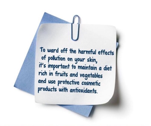 <p>💁🏻Pollution is one of the major causes of free radicals.. find out how to protect your skin with our tip of the day!</p>