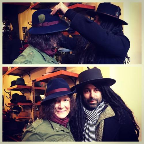 <p>The last few years I’ve been watching @snapjackson get all these awesome hats at @goorinbros and I’ve always been so envious and now I finally have an awesome hat from Goorin Bros. and everything is right in the world. Also, Rudradeep was basically my personal hat designer consultant so yeah, it’s a good day. #hat #imahatperson #meganandmarysue #californiatour #allyearlong (at Goorin Bros. Hat Shop)</p>