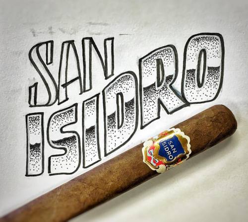 HVC San Isidro is another Great cigar from these guys, I could definitely see myself reaching for these quite often! #cigar #cigars #cigarlife #cigarlounge #cigarfly #calligraphy #lettering #lefty #leftylettering #inkandcigars #cigarart...