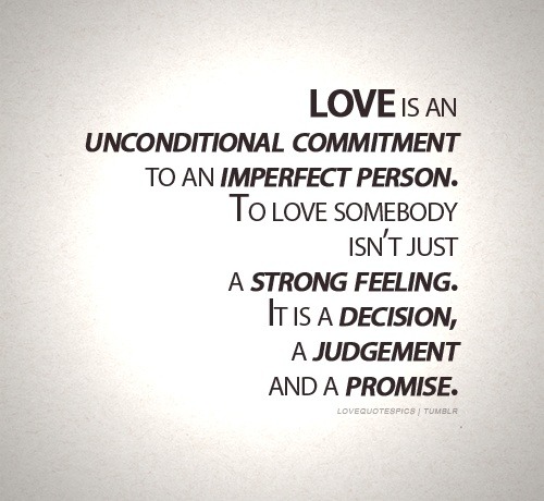 Love is an unconditional commitment
Follow best love quotes for more great quotes!