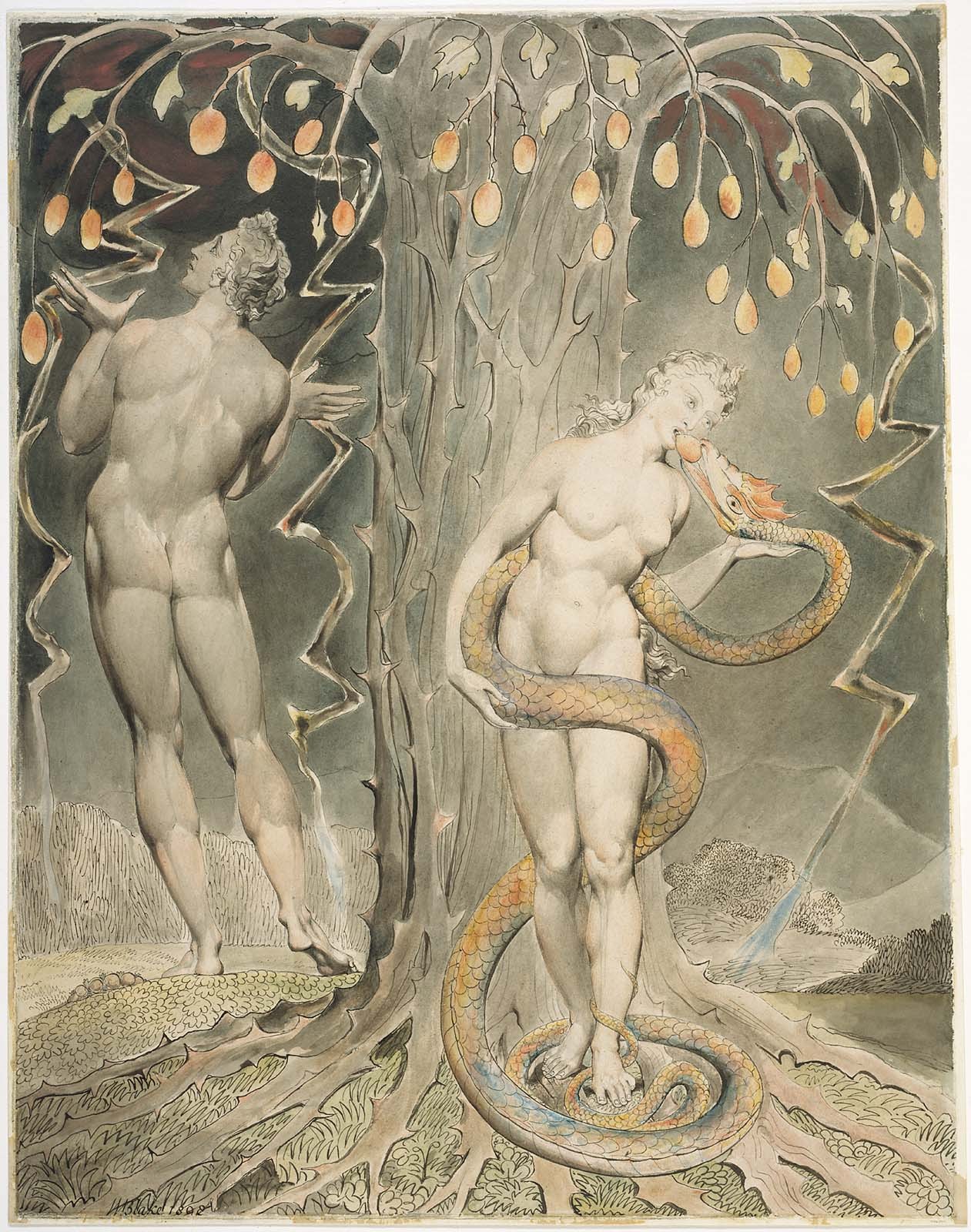 centuriespast:
“ The Temptation and Fall of Eve (Illustration to Milton’s “Paradise Lost”)
1808
William Blake (English, 1757–1827)
MFA Boston
”