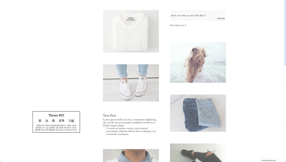Tumblr Themes With Link Box | themes by rewarn Tumblr Themes With Link Box | themes by rewarn